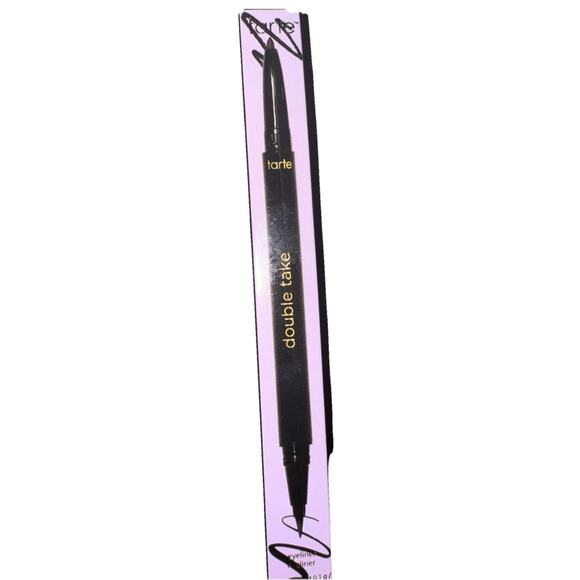 Tarte Double Take Eyeliner Black NIB Waterproof 12-Hour - Picture 1 of 4